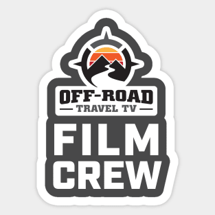 Off-Road Travel TV Film Crew Sticker